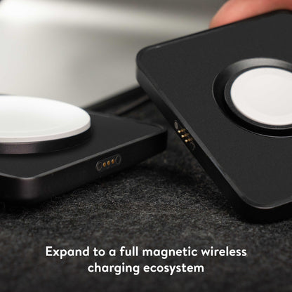 Precision-designed Apple Watch charger for an elevated charging experience. Seamlessly combining style and functionality, this purpose-built dock ensures easy, seamless charging.