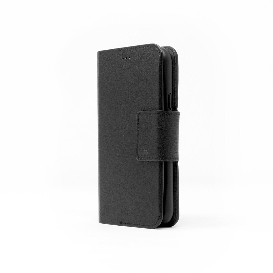 Black Leather Best Accessory Samsung S8 Plus Flip Wallet | Galaxy S8 Plus